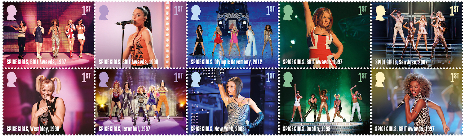 Spice Girls Stamp Set